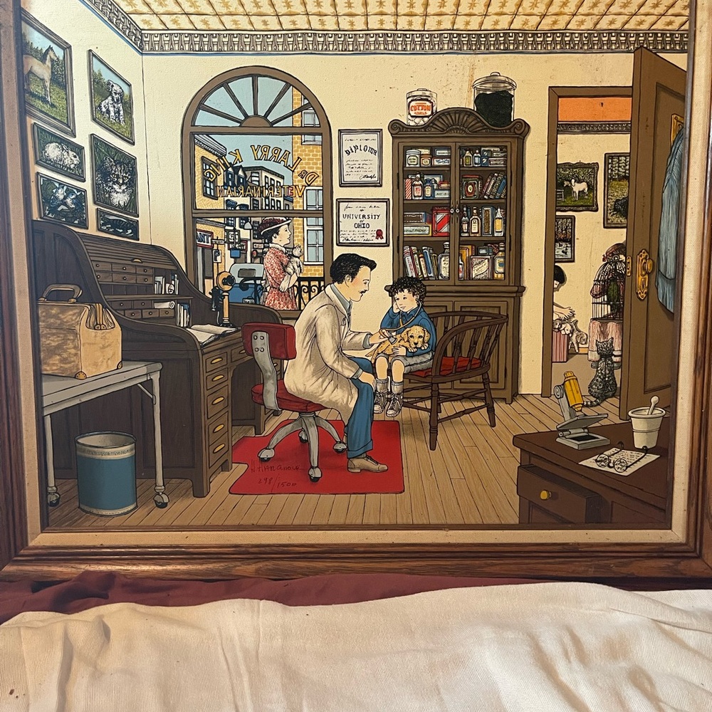 Charming Vintage Doctor's Office Art Print